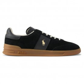 Маратонки Polo Ralph Lauren Heritage Aera trainers - Black (Black) маратонки,мъжки,маратонки,дамски,маратонки,polo,ralph,lauren,heritage,aera,trainers,black,(black)