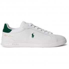 Маратонки Polo Ralph Lauren Heritage Court II trainers - White (White / New Forest) маратонки,мъжки,маратонки,дамски,маратонки,polo,ralph,lauren,heritage,court,ii,trainers,white,(white,new,forest)
