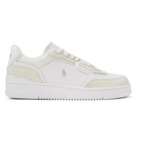Маратонки Polo Ralph Lauren Open Masters Leather trainers - White (White / Silver) маратонки,мъжки,маратонки,дамски,маратонки,polo,ralph,lauren,open,masters,leather,trainers,white,(white,silver)