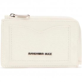 Mandarina duck Mellow leather cc holder 2 woman wallet - White (Blanc) портфейли,и,портмонета,mandarina,duck,mellow,leather,cc,holder,2,woman,wallet,white,(blanc)