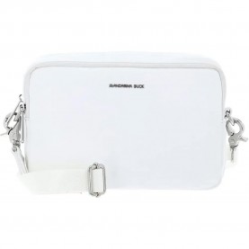 Mandarina duck Mellow leather fzt11 crossbody - White (Blanc) всички,чанти,mandarina,duck,mellow,leather,fzt11,crossbody,white,(blanc)