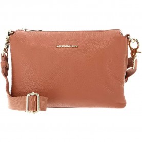 Mandarina duck Mellow leather fzt82 crossbody - Orange (Pecan Nut) всички,чанти,mandarina,duck,mellow,leather,fzt82,crossbody,orange,(pecan,nut)