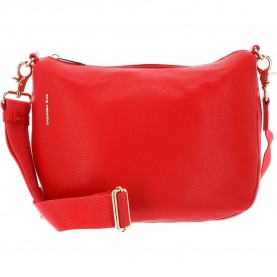 Mandarina duck Mellow leather horizontal hobo crossbody - Red (Diva) всички,чанти,mandarina,duck,mellow,leather,horizontal,hobo,crossbody,red,(diva)