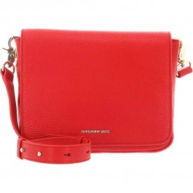 Mandarina duck Mellow leather hunting small crossbody - Red (Diva) всички,чанти,mandarina,duck,mellow,leather,hunting,small,crossbody,red,(diva)