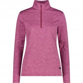 Блуза CMP 34L3826 half zip sweatshirt - Purple / Pink (Berry Melange) блуза,дамски,блузи,cmp,34l3826,half,zip,sweatshirt,purple,pink,(berry,melange)