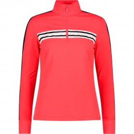 Блуза CMP 34L4296 half zip sweatshirt - Red (Coral) блуза,дамски,блузи,cmp,34l4296,half,zip,sweatshirt,red,(coral)