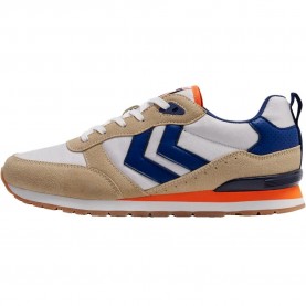 Маратонки Hummel Monaco 86 NS trainers - White (Cornstalk) маратонки,мъжки,маратонки,дамски,маратонки,hummel,monaco,86,ns,trainers,white,(cornstalk)