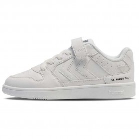 Маратонки Hummel ST Power Play trainers - White (Bright White) маратонки,мъжки,маратонки,дамски,маратонки,hummel,st,power,play,trainers,white,(bright,white)