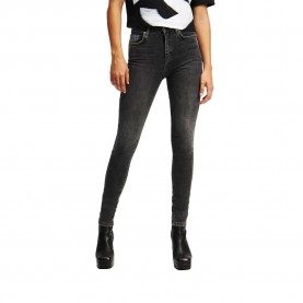 Дънки Karl lagerfeld jeans A1W10026 Skinny Fit high waist jeans - Black (Washed Dark Grey) дънки,мъжки,панталони,дамски,панталони,karl,lagerfeld,jeans,a1w10026,skinny,fit,high,waist,jeans,black,(washed,dark,grey)
