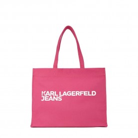 Пазарска чанта Karl lagerfeld jeans A1W50002 Shopper Bag - Pink (Very Berry) пазарска,чанта,всички,чанти,karl,lagerfeld,jeans,a1w50002,shopper,bag,pink,(very,berry)