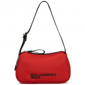 Чанта за през рамо Karl lagerfeld jeans A3W30350 Essential shoulder bag - Red (Pompeian Red) чанта,за,през,рамо,всички,чанти,karl,lagerfeld,jeans,a3w30350,essential,shoulder,bag,red,(pompeian,red)