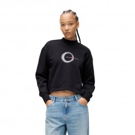 Блуза Karl lagerfeld jeans A4W20002 sweatshirt - Black (Black) блуза,дамски,блузи,karl,lagerfeld,jeans,a4w20002,sweatshirt,black,(black)