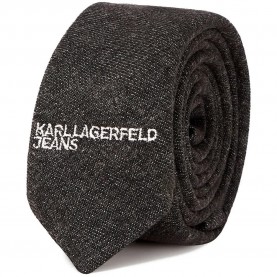 Karl lagerfeld jeans A4W33086 tie - Black (Visual Washed Black) вратовръзки,karl,lagerfeld,jeans,a4w33086,tie,black,(visual,washed,black)