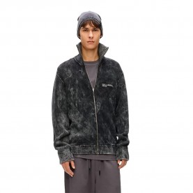 блуза,мъжки,пуловери,дамски,пуловери,karl,lagerfeld,jeans,b1m18021,full,zip,sweater,black,(washed,black)