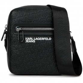 Karl lagerfeld jeans B1M30143 crossbody - Black (Klj Black / Monogram) всички,чанти,karl,lagerfeld,jeans,b1m30143,crossbody,black,(klj,black,monogram)