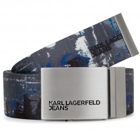 Колан Karl lagerfeld jeans B1M33062 belt - Blue (Painters Print Blue) колан,колани,karl,lagerfeld,jeans,b1m33062,belt,blue,(painters,print,blue)