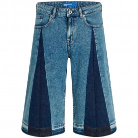 Дънки Karl lagerfeld jeans B1W10084 denim shorts - Blue (Mid Blue) дънки,мъжки,панталони,дамски,панталони,karl,lagerfeld,jeans,b1w10084,denim,shorts,blue,(mid,blue)