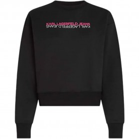 Блуза Karl lagerfeld jeans B1W20041 sweatshirt - Black (Black) блуза,дамски,блузи,karl,lagerfeld,jeans,b1w20041,sweatshirt,black,(black)
