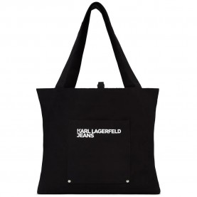 Пазарска чанта Karl lagerfeld jeans B1W50009 Reversible Shopper Bag - Black (Klj Standard / Monogram / Blk) пазарска,чанта,всички,чанти,karl,lagerfeld,jeans,b1w50009,reversible,shopper,bag,black,(klj,standard,monogram,blk)