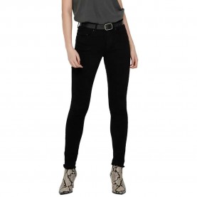 Дънки Only Blush Life Mid Waist Skinny Ankle Raw REA2344 jeans refurbished - Black (Black Denim) дънки,мъжки,панталони,дамски,панталони,only,blush,life,mid,waist,skinny,ankle,raw,rea2344,jeans,refurbished,black,(black,denim)