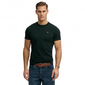Тениска Superdry Essential SDCO Logo short sleeve T-shirt - Green (Forest Green / Fluro Yellow) тениска,мъжки,тениски,дамски,тениски,superdry,essential,sdco,logo,short,sleeve,t,shirt,green,(forest,green,fluro,yellow)