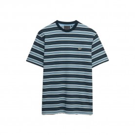 Тениска Superdry Oversized Stripe short sleeve T-shirt - Blue (Blue Stripe) тениска,мъжки,тениски,дамски,тениски,superdry,oversized,stripe,short,sleeve,t,shirt,blue,(blue,stripe)