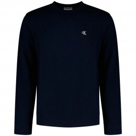 Блуза Calvin klein jeans 350Terry Mongram sweatshirt - Blue (Dark Sapphire) блуза,мъжки,пуловери,calvin,klein,jeans,350terry,mongram,sweatshirt,blue,(dark,sapphire)
