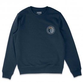 Карирана риза Pure racer Basic Circle Checkers sweatshirt - Blue (Blue Navy) карирана,риза,мъжки,пуловери,pure,racer,basic,circle,checkers,sweatshirt,blue,(blue,navy)