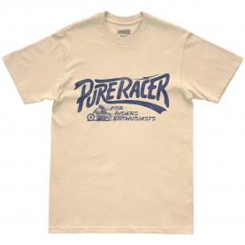 Тениска Pure racer Basic Enthusiast short sleeve T-shirt - Beige (Butter) тениска,мъжки,тениски,дамски,тениски,pure,racer,basic,enthusiast,short,sleeve,t,shirt,beige,(butter)
