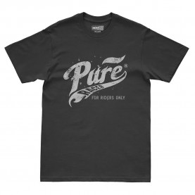 Тениска Pure racer Basic Flames short sleeve T-shirt - Black (Black) тениска,мъжки,тениски,дамски,тениски,pure,racer,basic,flames,short,sleeve,t,shirt,black,(black)