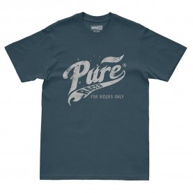 Тениска Pure racer Basic Flames short sleeve T-shirt - Blue (Ink Grey) тениска,мъжки,тениски,дамски,тениски,pure,racer,basic,flames,short,sleeve,t,shirt,blue,(ink,grey)