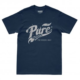 Тениска Pure racer Basic Flames short sleeve T-shirt - Blue (Navy) тениска,мъжки,тениски,дамски,тениски,pure,racer,basic,flames,short,sleeve,t,shirt,blue,(navy)
