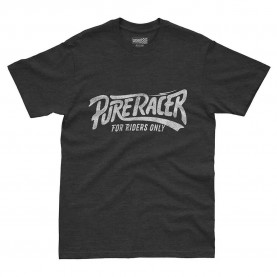 Тениска Pure racer Basic short sleeve T-shirt - Black (Dark Grey) тениска,мъжки,тениски,дамски,тениски,pure,racer,basic,short,sleeve,t,shirt,black,(dark,grey)