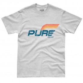 Тениска Pure racer Basic Stripes short sleeve T-shirt - White (Cream Heather) тениска,мъжки,тениски,дамски,тениски,pure,racer,basic,stripes,short,sleeve,t,shirt,white,(cream,heather)