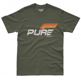 Тениска Pure racer Basic Stripes short sleeve T-shirt - Green (Khaki) тениска,мъжки,тениски,дамски,тениски,pure,racer,basic,stripes,short,sleeve,t,shirt,green,(khaki)