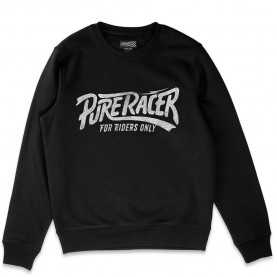Блуза Pure racer Basic sweatshirt - Black (Black) блуза,мъжки,пуловери,pure,racer,basic,sweatshirt,black,(black)