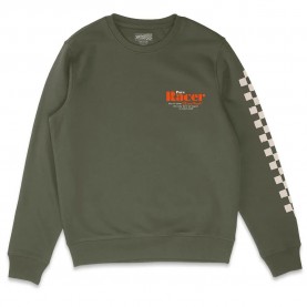 Блуза Pure racer Brain Moto sweatshirt - Green (Khaki) блуза,мъжки,пуловери,pure,racer,brain,moto,sweatshirt,green,(khaki)