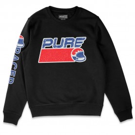 Блуза Pure racer Caffeine sweatshirt - Black (Black) блуза,мъжки,пуловери,pure,racer,caffeine,sweatshirt,black,(black)
