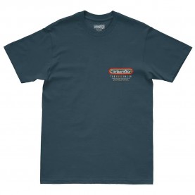 Тениска Pure racer Carburettor Indian short sleeve T-shirt - Blue (Grey) тениска,мъжки,тениски,дамски,тениски,pure,racer,carburettor,indian,short,sleeve,t,shirt,blue,(grey)