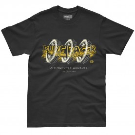 Тениска Pure racer Classic Tires short sleeve T-shirt - Black (Black) тениска,мъжки,тениски,дамски,тениски,pure,racer,classic,tires,short,sleeve,t,shirt,black,(black)