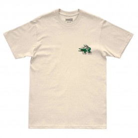 Тениска Pure racer Crocodile short sleeve T-shirt - Beige (Raw) тениска,мъжки,тениски,дамски,тениски,pure,racer,crocodile,short,sleeve,t,shirt,beige,(raw)