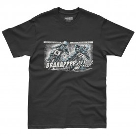 Тениска Pure racer Dirt Comic short sleeve T-shirt - Black (Black) тениска,мъжки,тениски,дамски,тениски,pure,racer,dirt,comic,short,sleeve,t,shirt,black,(black)