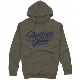 Суичър Pure racer Fast Logo Basic hoodie - Green (Khaki) суичър,мъжки,пуловери,pure,racer,fast,logo,basic,hoodie,green,(khaki)