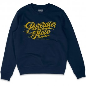 Блуза Pure racer Fast Logo Basic sweatshirt - Blue (Blue Navy) блуза,мъжки,пуловери,pure,racer,fast,logo,basic,sweatshirt,blue,(blue,navy)