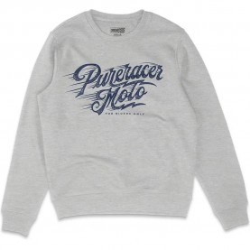 Блуза Pure racer Fast Logo Basic sweatshirt - Grey (Grey Heather) блуза,мъжки,пуловери,pure,racer,fast,logo,basic,sweatshirt,grey,(grey,heather)
