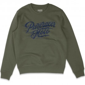 Блуза Pure racer Fast Logo Basic sweatshirt - Green (Khaki) блуза,мъжки,пуловери,pure,racer,fast,logo,basic,sweatshirt,green,(khaki)