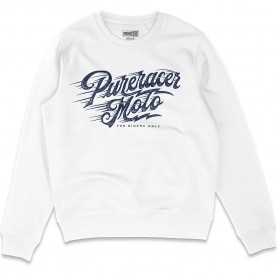 Блуза Pure racer Fast Logo Basic sweatshirt - White (White) блуза,мъжки,пуловери,pure,racer,fast,logo,basic,sweatshirt,white,(white)