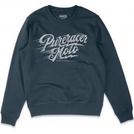 Блуза Pure racer Fast Logo Basic sweatshirt - Blue / Grey (Grey Ink) блуза,мъжки,пуловери,pure,racer,fast,logo,basic,sweatshirt,blue,grey,(grey,ink)