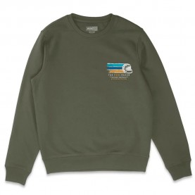 Блуза Pure racer Flag Helmet sweatshirt - Green (Khaki) блуза,мъжки,пуловери,pure,racer,flag,helmet,sweatshirt,green,(khaki)