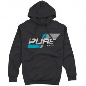 Суичър Pure racer Flag Logo Basic hoodie - Black (Black) суичър,мъжки,пуловери,pure,racer,flag,logo,basic,hoodie,black,(black)